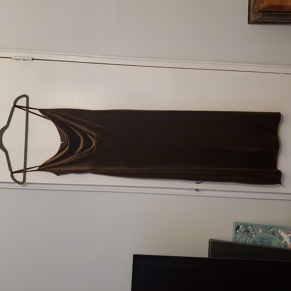 Taylor Chocolate Brown Maxi Dress